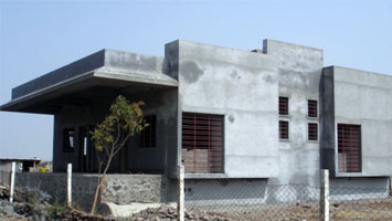 Exterior View - Construction in progress at Mr. Gadgil's Bungalow